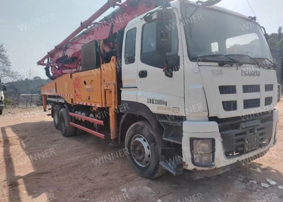 2016 중고 콘크리트 펌프 트럭 SANY 3 축 SYM5339THBDW 490C-8S